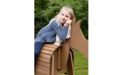 Roba Outdoorspielpferd | Teak, Sitzhöhe: ca, 89 cm