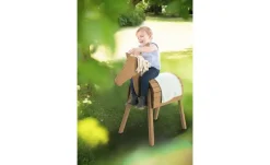 Roba Outdoorspielpferd | Teak, Sitzhöhe: ca, 70 cm