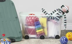 Rollbox mit Deckel Aufbewahrungsbox | Grün | Höffner