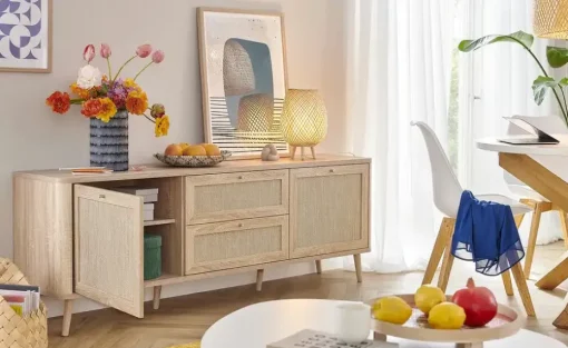 Roomers TV-Lowboard Rafia Premium | Möbel Höffner