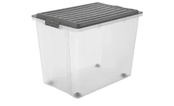 Rotho Aufbewahrungsbox | Mit Rollen / 70 Liter