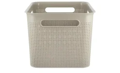 Rotho Aufbewahrungsbox BRISEN | Cappuccino, 16 Liter