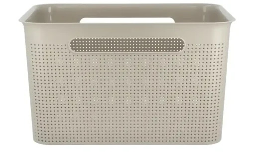 Rotho Aufbewahrungsbox BRISEN | Cappuccino, 16 Liter