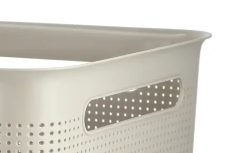 Rotho Aufbewahrungsbox BRISEN | Cappuccino, 18 Liter