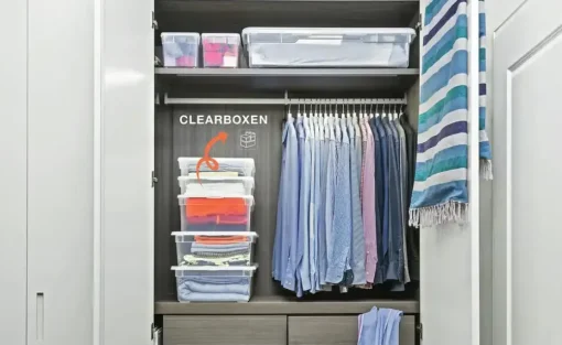 Rotho Aufbewahrungsbox  CLEAR | 55 cm | Möbel Höffner
