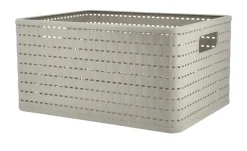 Rotho Aufbewahrungsbox COUNTRY | Cappuccino, A4 / 18 Liter