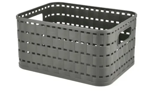 Rotho Aufbewahrungsbox COUNTRY | Anthrazit, A6 / 2 Liter