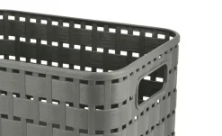 Rotho Aufbewahrungsbox COUNTRY | Anthrazit, A6 / 2 Liter