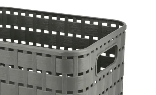 Rotho Aufbewahrungsbox COUNTRY | Anthrazit, A6 / 2 Liter