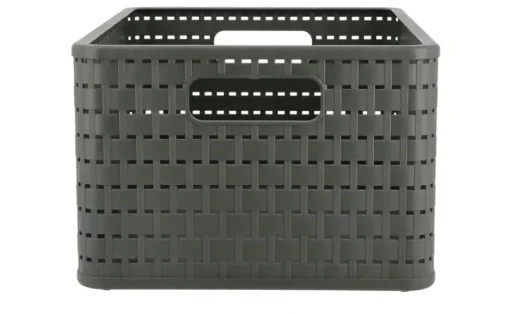 Rotho Aufbewahrungsbox COUNTRY | Anthrazit, A4 / 18 Liter