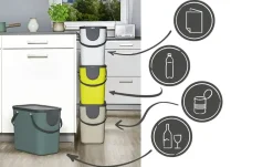 Rotho Müllsystem Albula | Anthrazit, 40 l | Höffner