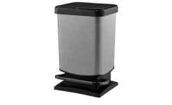 Rotho Treteimer  PASO | Anthrazit, 20 l | Möbel Höffner
