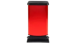 Rotho Treteimer  PASO | Rot, 40 l | Möbel Höffner