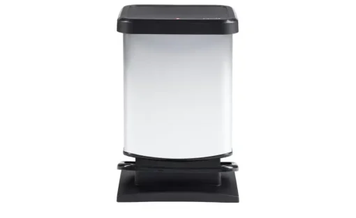 Rotho Treteimer  PASO | silberfarben, 20 l | Höffner