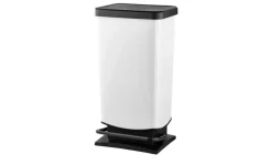 Rotho Treteimer  PASO | Weiß, 40 l | Möbel Höffner