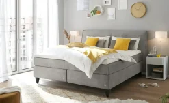 RUF Boxspringbett Aurelia | Hellgrau, 160 cm | Höffner