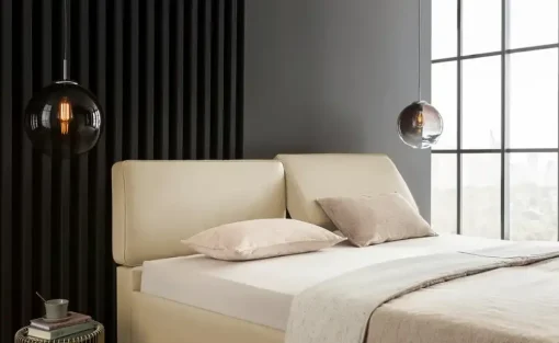 RUF Boxspringbett Composium | Hellbeige, 160 cm