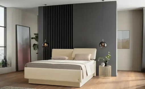 RUF Boxspringbett Composium | Hellbeige, 160 cm