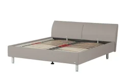 RUF Polsterbett mit Bettkasten Casa | Steingrau, 160 cm