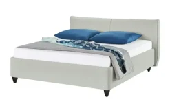 RUF Polsterbett Mit Boxspringunterfederung Casita | Hellgrau, 160 cm