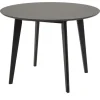 Runder Esstisch 105 cm Robin | Eiche (Nachbildung), Schwarz