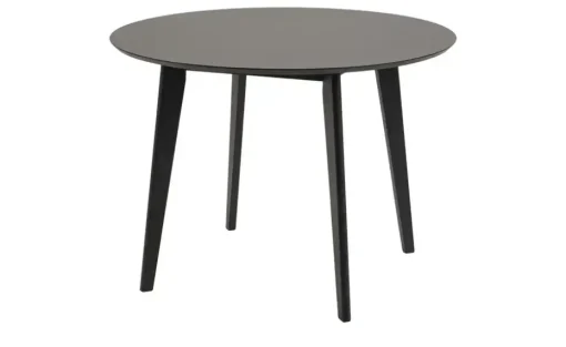 Runder Esstisch 105 cm Robin | Eiche (Nachbildung), Schwarz