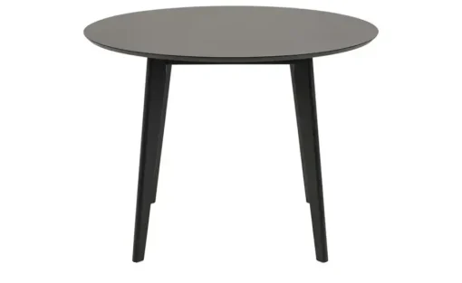 Runder Esstisch 105 cm Robin | Eiche (Nachbildung), Schwarz