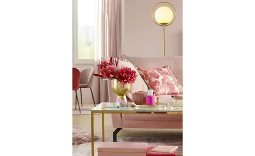 Samtstuhl Fiete | Rosé | Möbel Höffner