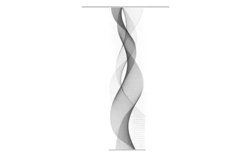 Schiebevorhang | Grau, 1er | Möbel Höffner