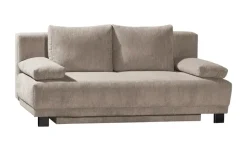 Schlafsofa aus Cord Luna | Cappuccino | Möbel Höffner