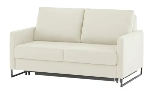 Schlafsofa aus Flachgewebe Fürth | Beige | Höffner