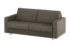 Schlafsofa aus Mikrofaser München | Braun | Höffner