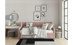 Schlafsofa Hayle | Rosa | Möbel Höffner