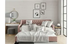 Schlafsofa Hayle | Rosa | Möbel Höffner