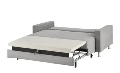 Schlafsofa Mikrofaser Fürth | 120 cm, Hellgrau