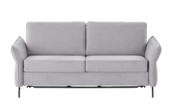 Schlafsofa mit Schlaffunktion Collin | Winkel, Silbergrau