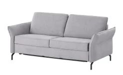 Schlafsofa mit Schlaffunktion Collin | Winkel, Silbergrau
