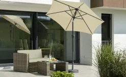 Schneider Schirme Sonnenschirm Ø 220 cm Bilbao | Natur