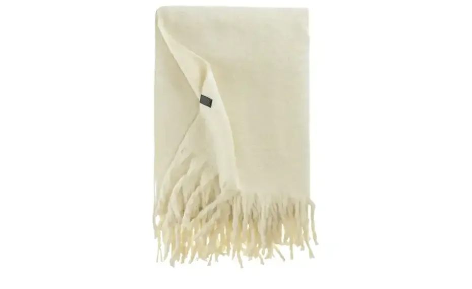 SCHÖNER WOHNEN Kollektion Wohndecke Plenty | Offwhite