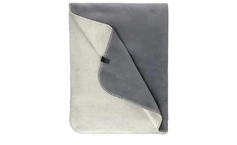 SCHÖNER WOHNEN Kollektion Wohndecke Favorit | Grau, Beige