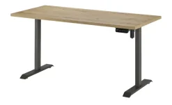 Schreibtisch elektr. höhenverstellbar Up & Down | Eiche Artisan (Nachbildung), Eiche Artisan, beschichtet