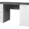 Schreibtisch Newa | Grau, Weiß | Möbel Höffner