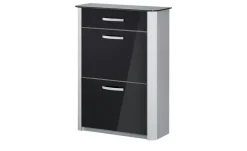 Schuhkipper Juno | 71 cm, Schwarz, Aluminiumgrau