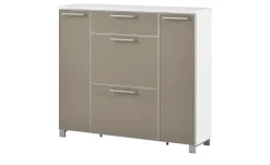 Schuhschrank Duna | Taupe, Weiß | Möbel Höffner