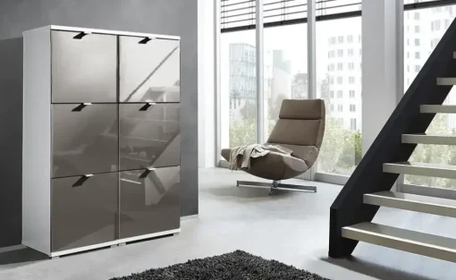 Schuhschrank Graphit Puzzle | Möbel Höffner