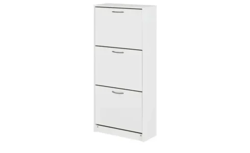 Schuhschrank  Mandello | Weiß, 18 Paar Schuhe | Höffner