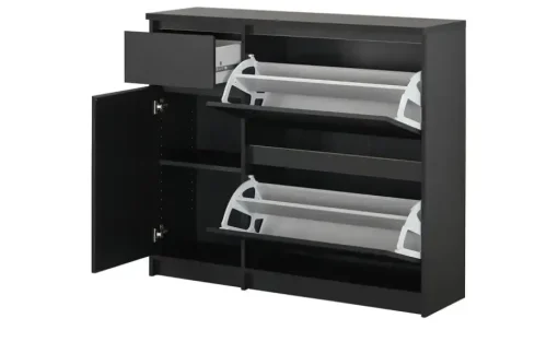 Schuhschrank Nardo | Schwarz | Möbel Höffner