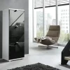 Schuhschrank Schwarz Puzzle | Möbel Höffner