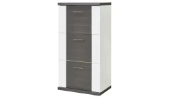 Schuhschrank Titan | 65 cm, Weiß, Graphit | Höffner