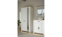 Schuhschrank Toneo | Eiche (Nachbildung), Weiß